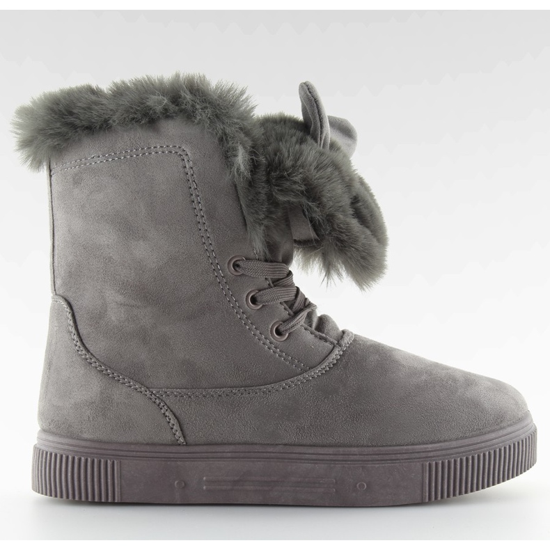 Snježne čizme sa ušima sive DD38 sive siva
