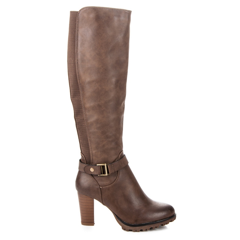 Super Mode Klasične čizme na postu smeđa