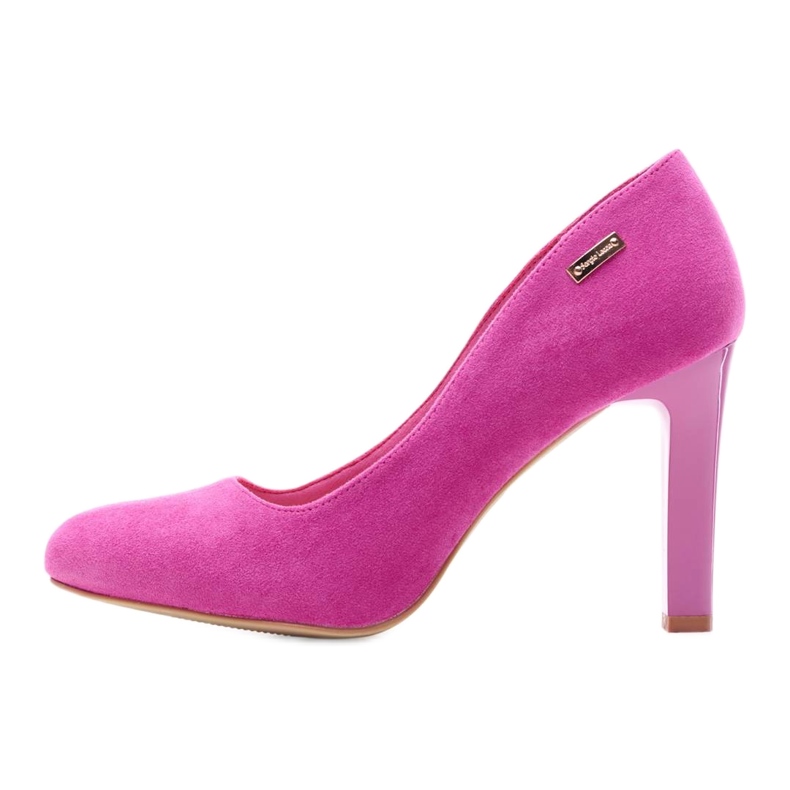 Sergio Leone Suede pumpe 1457 fuchsia ružičasta raznobojna