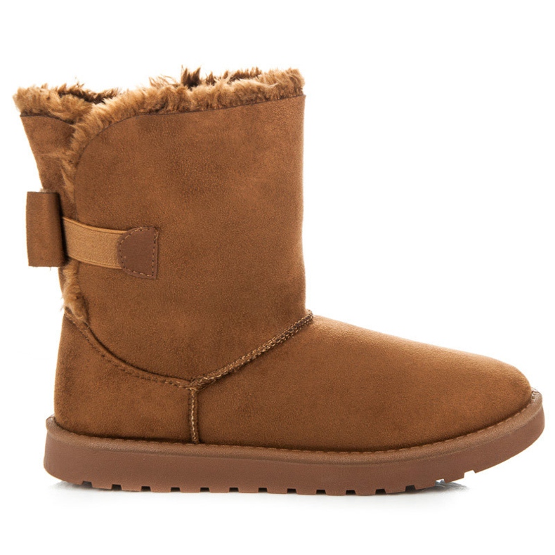 Mukluki od antilopa s mašnom smeđa