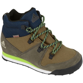 Adidas Climawarm Snowpitch K cipele tamnoplava zelena siva