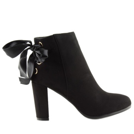 Čizme na post crne A852 crne crna