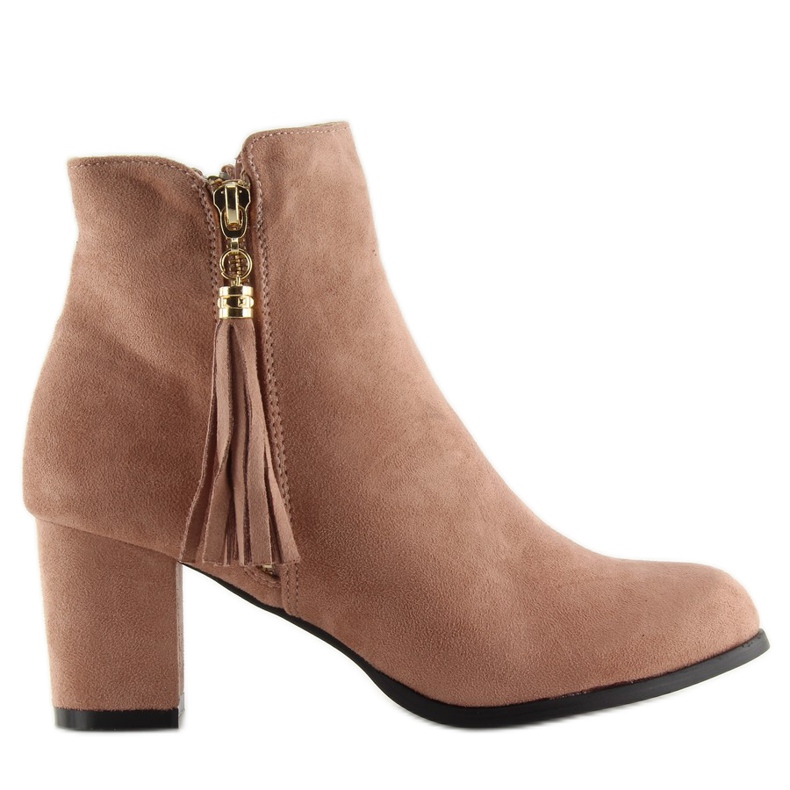 Ružičaste čizme na visoku petu SO-20 roze ružičasta