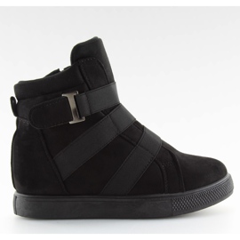 Tenisice s crnim gumenim crnim H7191 crna