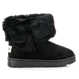 Bella Paris Mukluki s resama crna