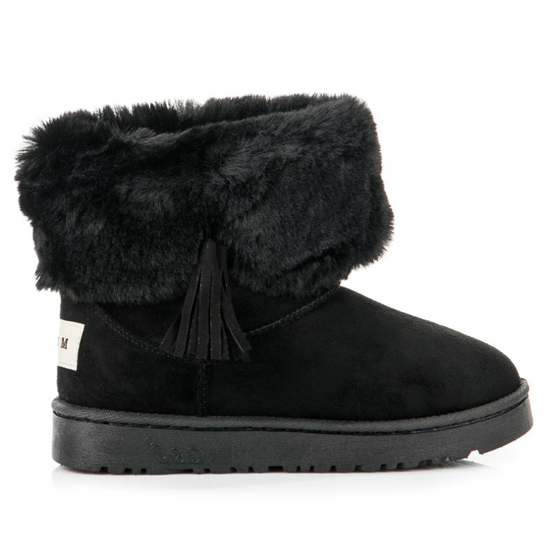 Bella Paris Mukluki s resama crno