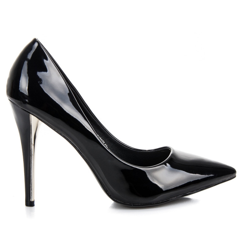 W. Potocki Crno lakirane potpetice