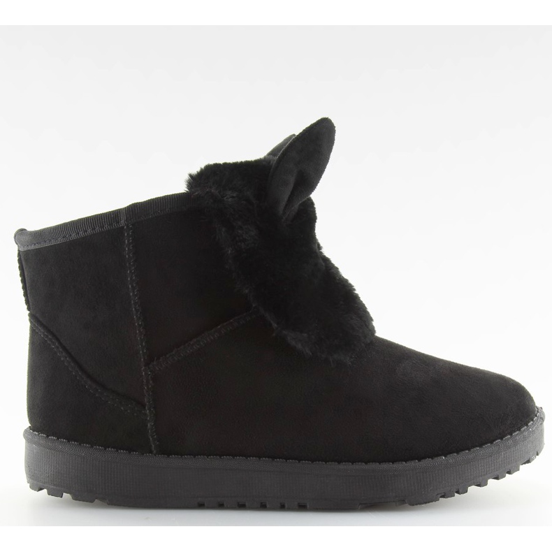 Crna emusija sa ušima B198 crna crno