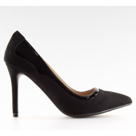 Crne ženske visoke potpetice 1522-133 Crna