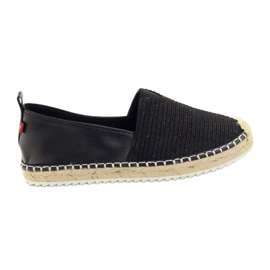 Balerine espadrile Big star 274196 crna smeđa