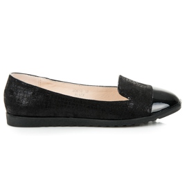 Nio Nio Balerinke s lakiranim prstom crno