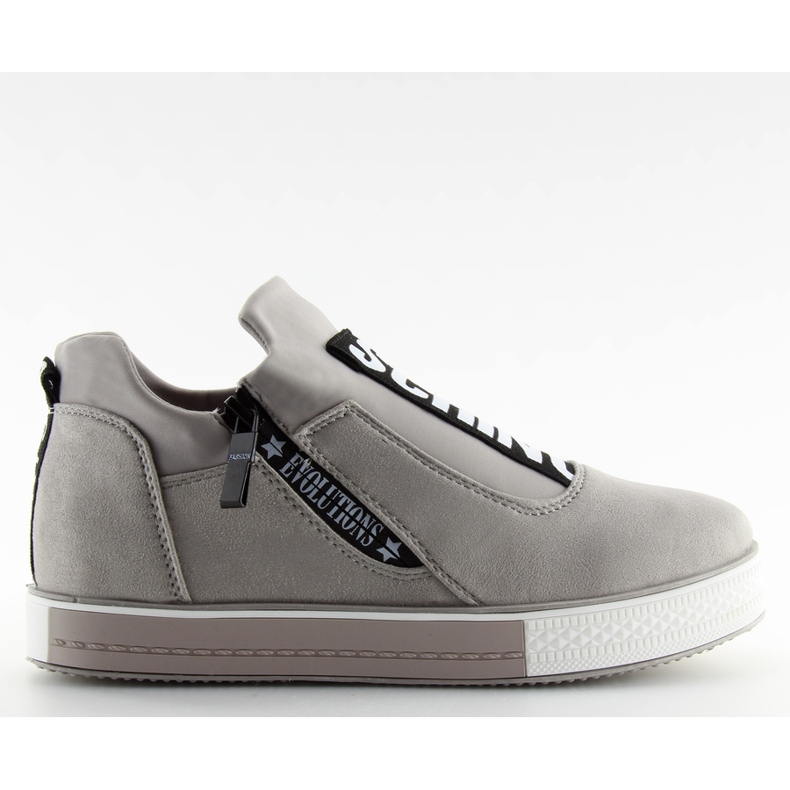 Sive tenisice na klin sive NB168 sive siva