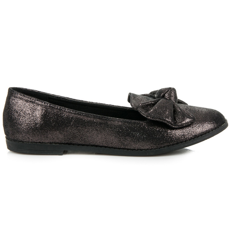 Bestelle Balerina s mašnom siva