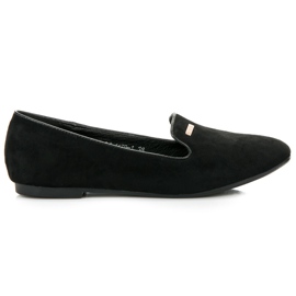 Best Shoes Black Suede Lords crna