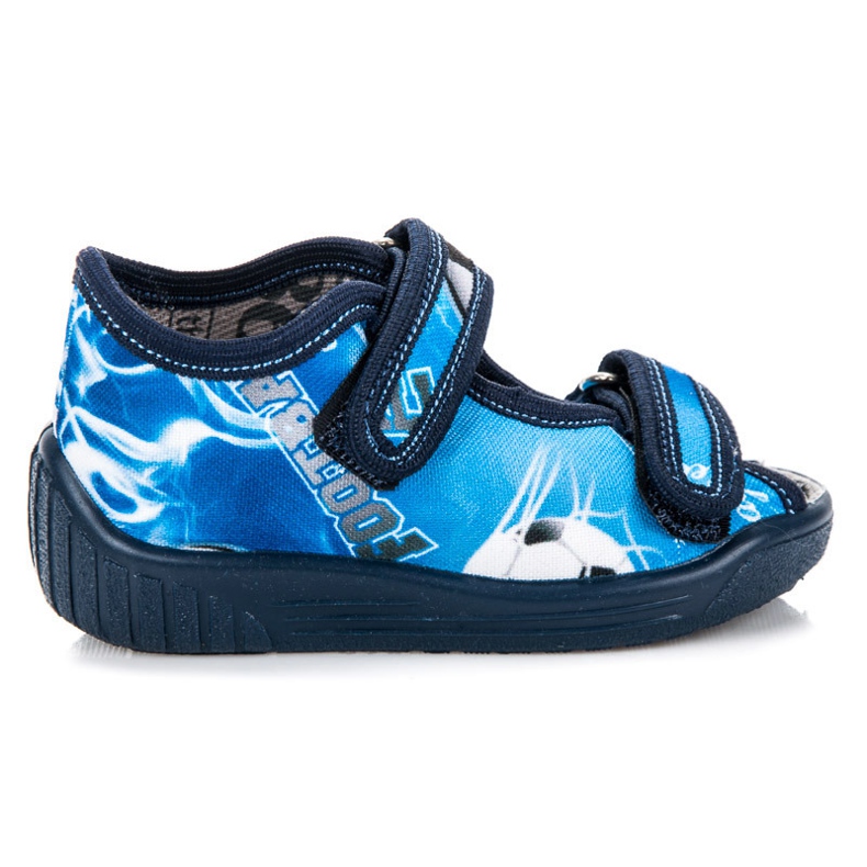 Reweks Plave papuče od baršuna plava