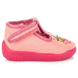 Reweks Papuče na čičak za predškolski odgoj narančasta