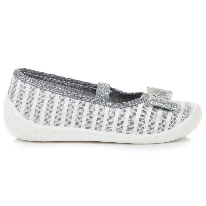 Reweks Domaće prugaste balerinke siva