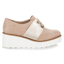 Seastar Vezani brogueovi na platformi smeđa