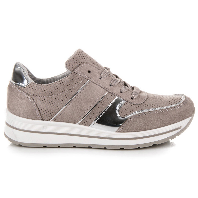 Seastar Cipele od antilopa na platformi siva