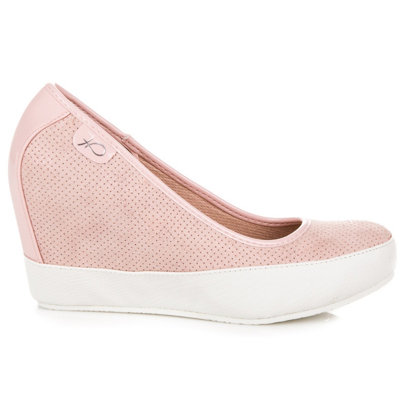 Vices Ružičaste cipele na klin ružičasta