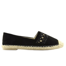 Crne ženske espadrile SK135 Black crna