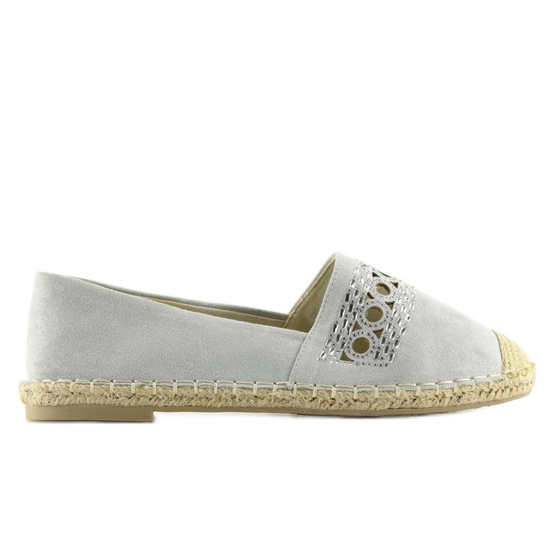 Sive espadrile za žene SK135 Silver siva