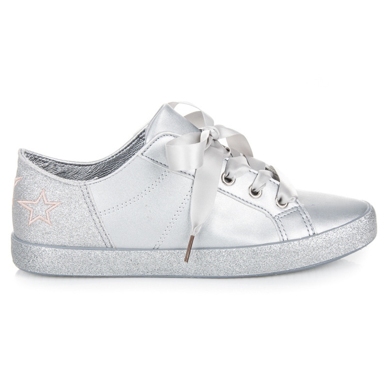 L&H Tenisice vezane vrpcom siva