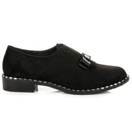 Vices Suede brogues s mašnom crna