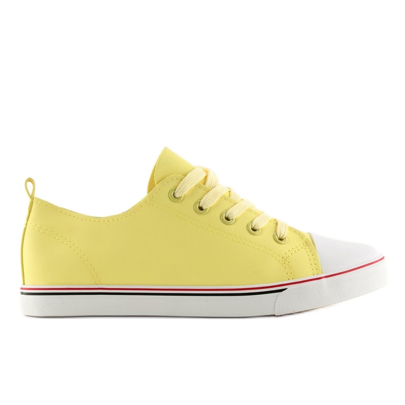 Ženske žute tenisice, lice žuto XL01p Bež žuta boja