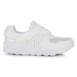 Kylie Sportske cipele s kristalima bijela