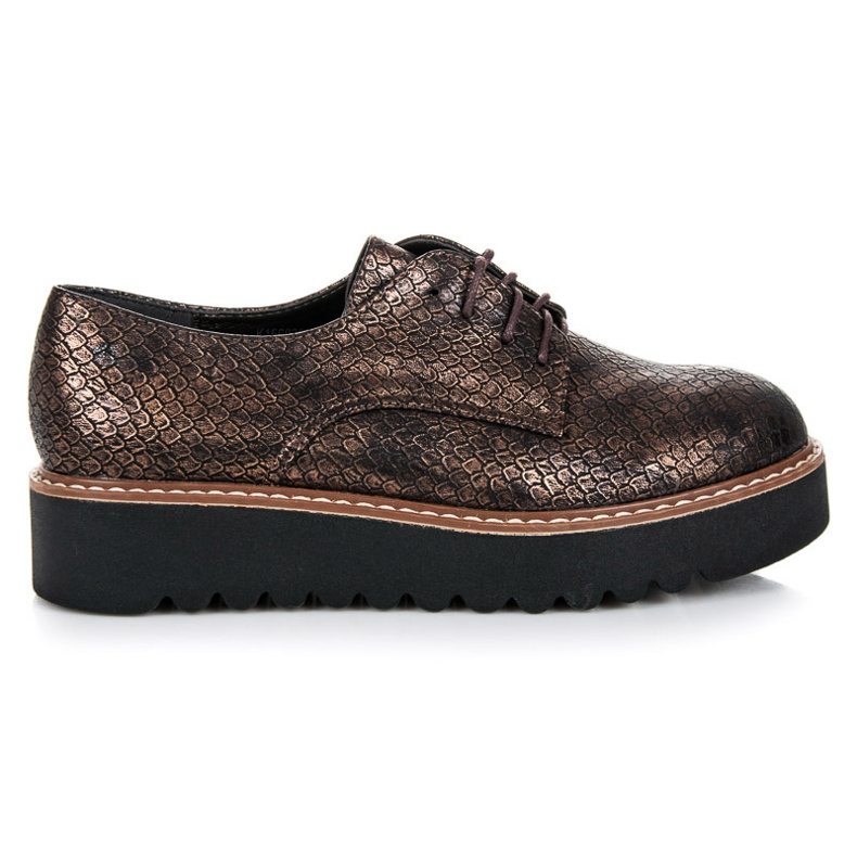 Kylie Cipele na platformi smeđa