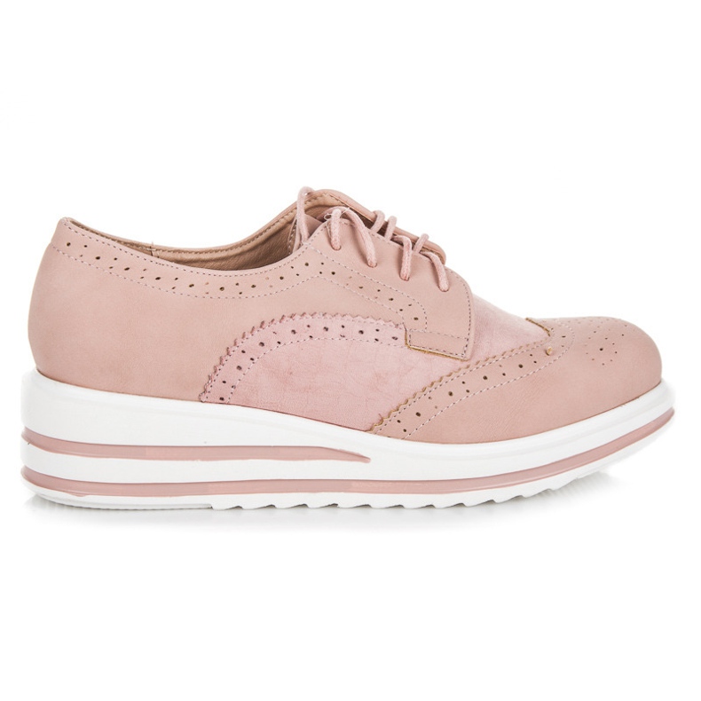 Vices Antilop čizme na vezanje ružičasta