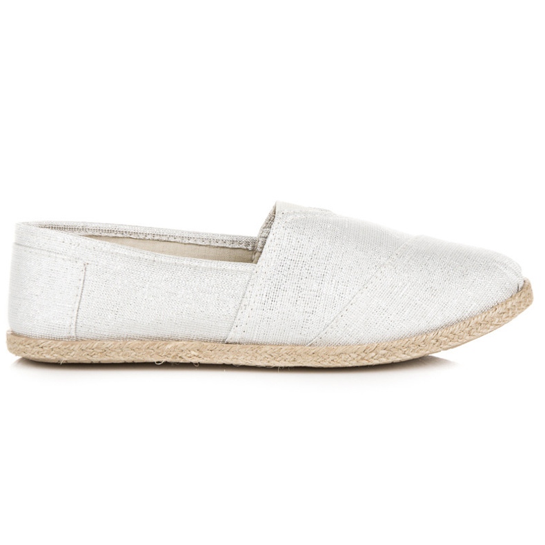 Slip-on espadrile siva