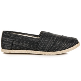 Slip-on espadrile crna