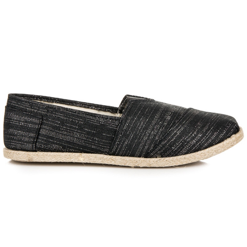 Slip-on espadrile crno
