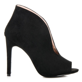 Proljetne čizme od antilopa crna