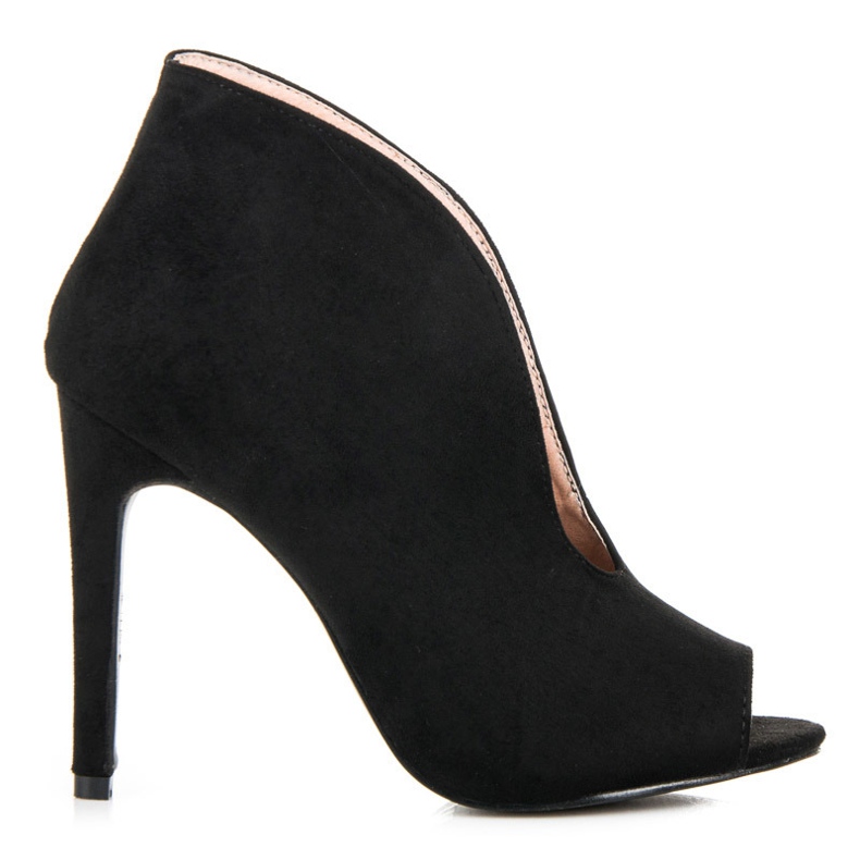 Proljetne čizme od antilopa crno