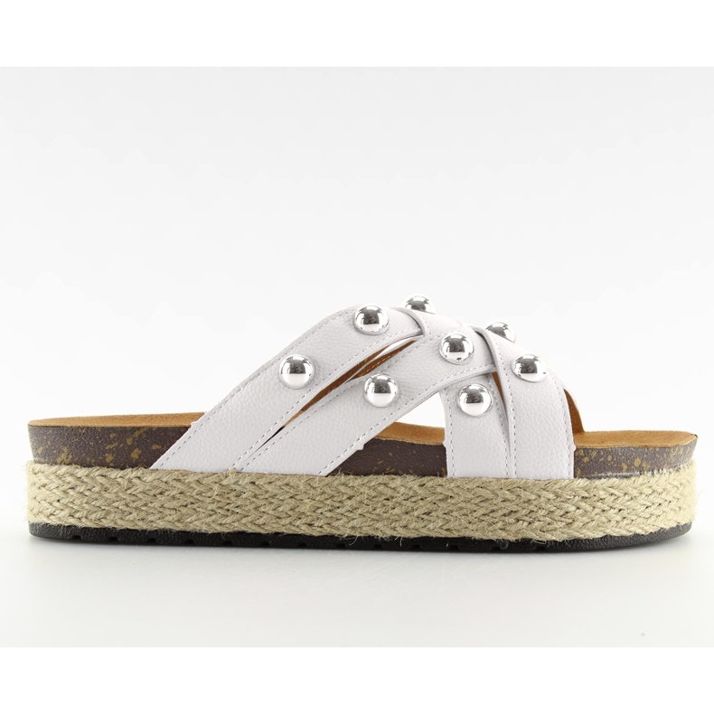 Bijele espadrile papuče CK22P bijele bijela