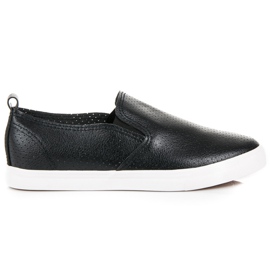 Bestelle Crni ažurni papuči crna