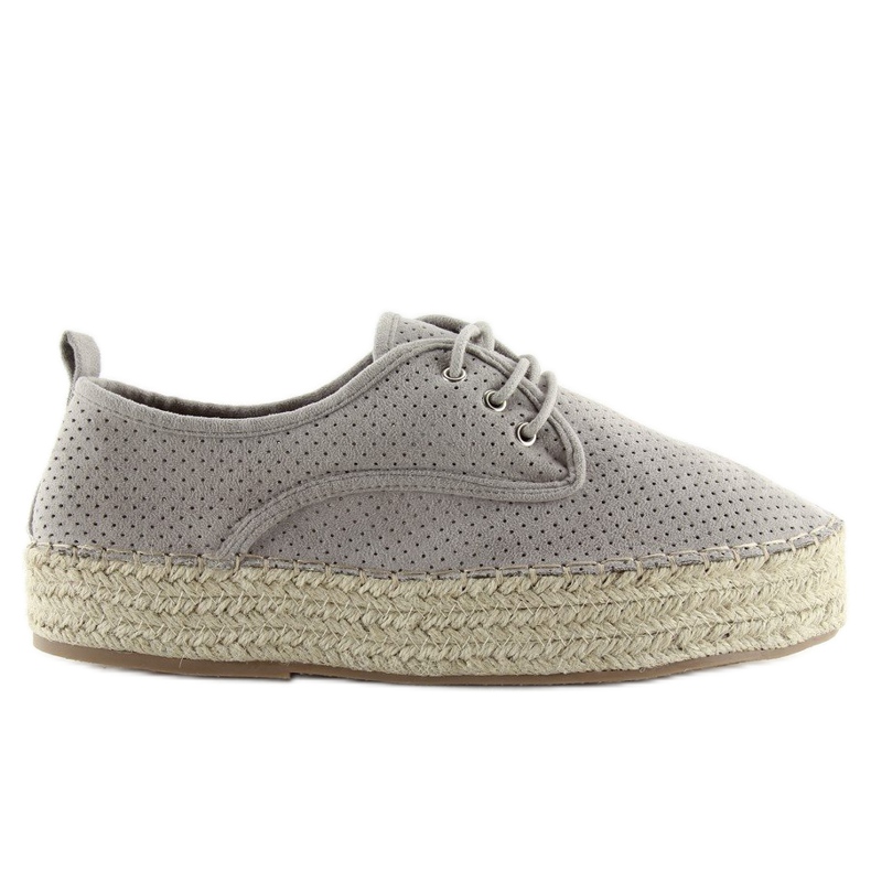Sive espadrile za žene LL-118 Grey siva