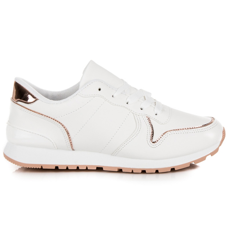 Zavezane bijele tenisice bijela