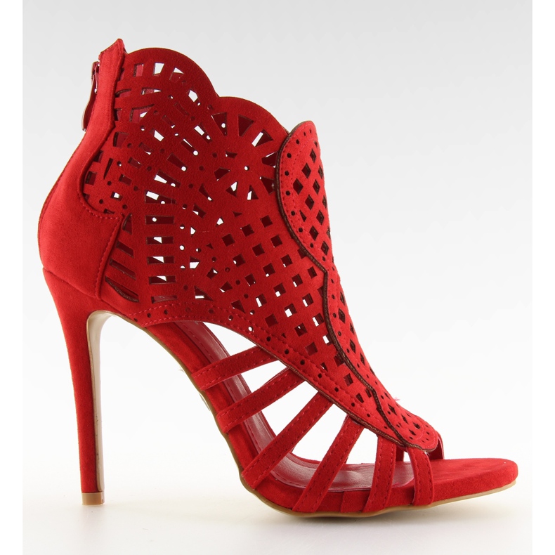 Otvorene crvene otvorene čizme M286 Crvena