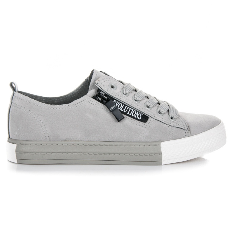 Tenisice na platformi siva