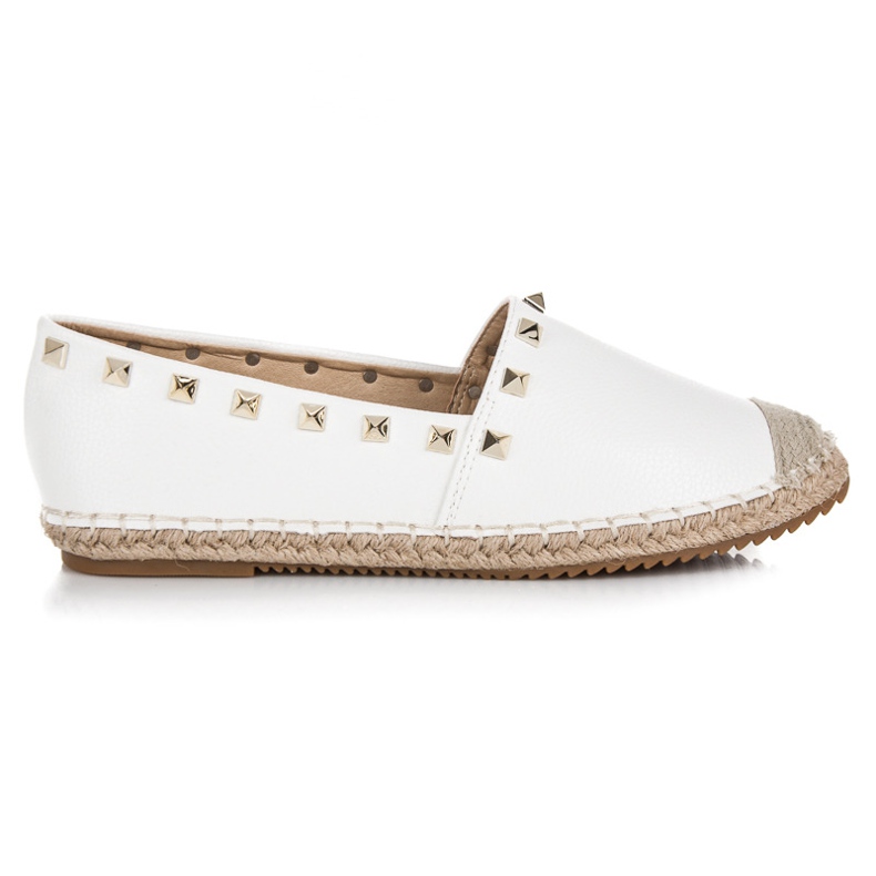 Queen Vivi Slip-on bijele espadrile bijela