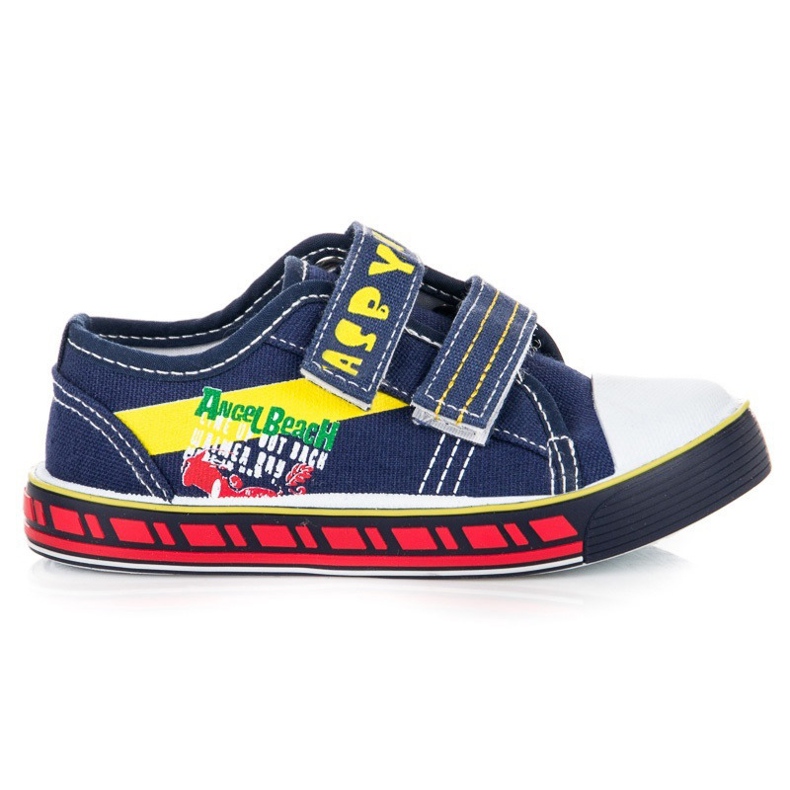 Hasby Dječačke tenisice s čičak trakom plava