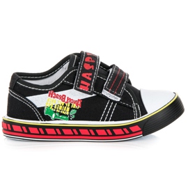 Hasby Dječačke čičak tenisice crna