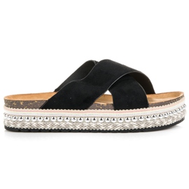 Seastar Antilop papuče na platformi crna