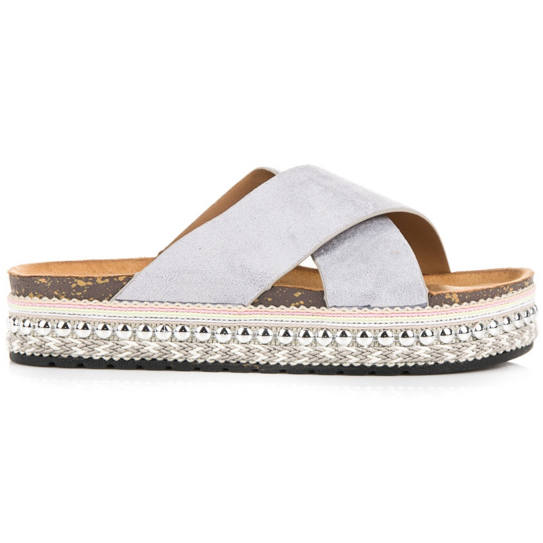 Seastar Antilop papuče na platformi siva