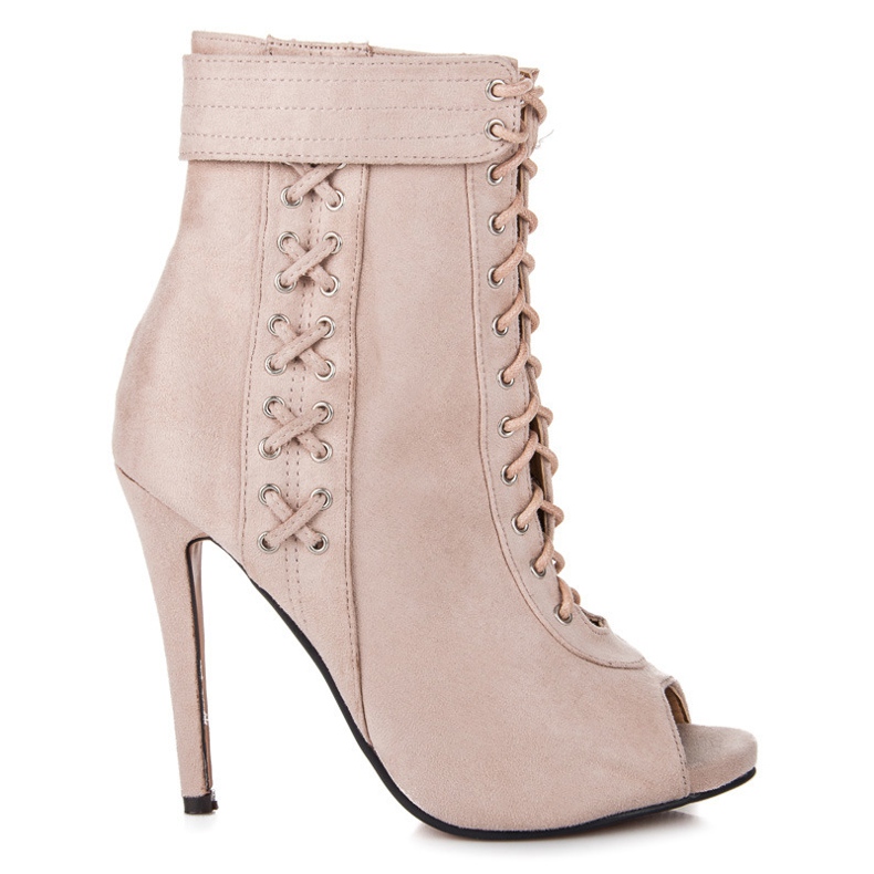 Seastar Vezane čizme otvorenih prstiju smeđa