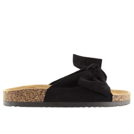 Ženske papuče od pluta crne Ck02 crne crna